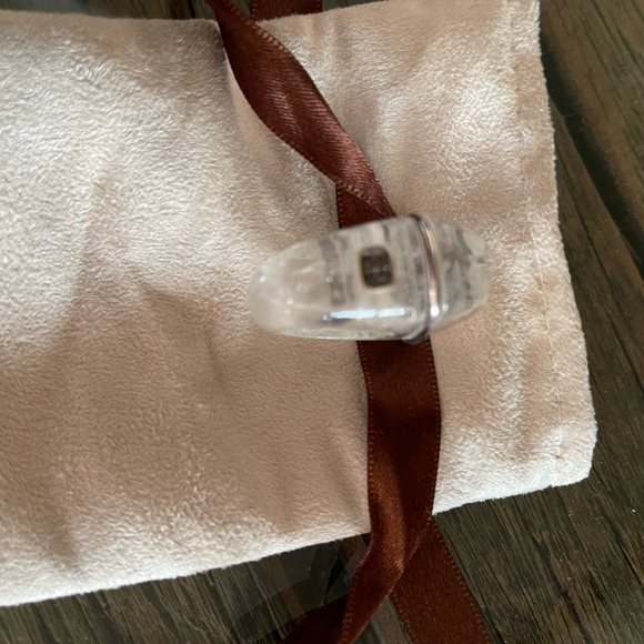 Francesca Romana crystal quartz with sterling silver ring - Picture 2 of 3